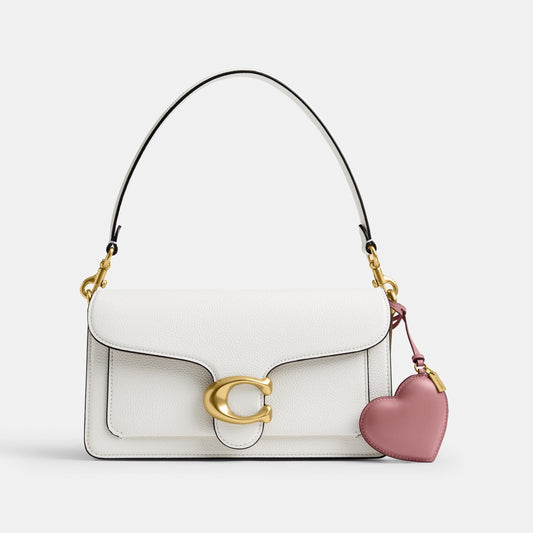 CCX45-Heart Puffy Bag Charm-B4/Peony