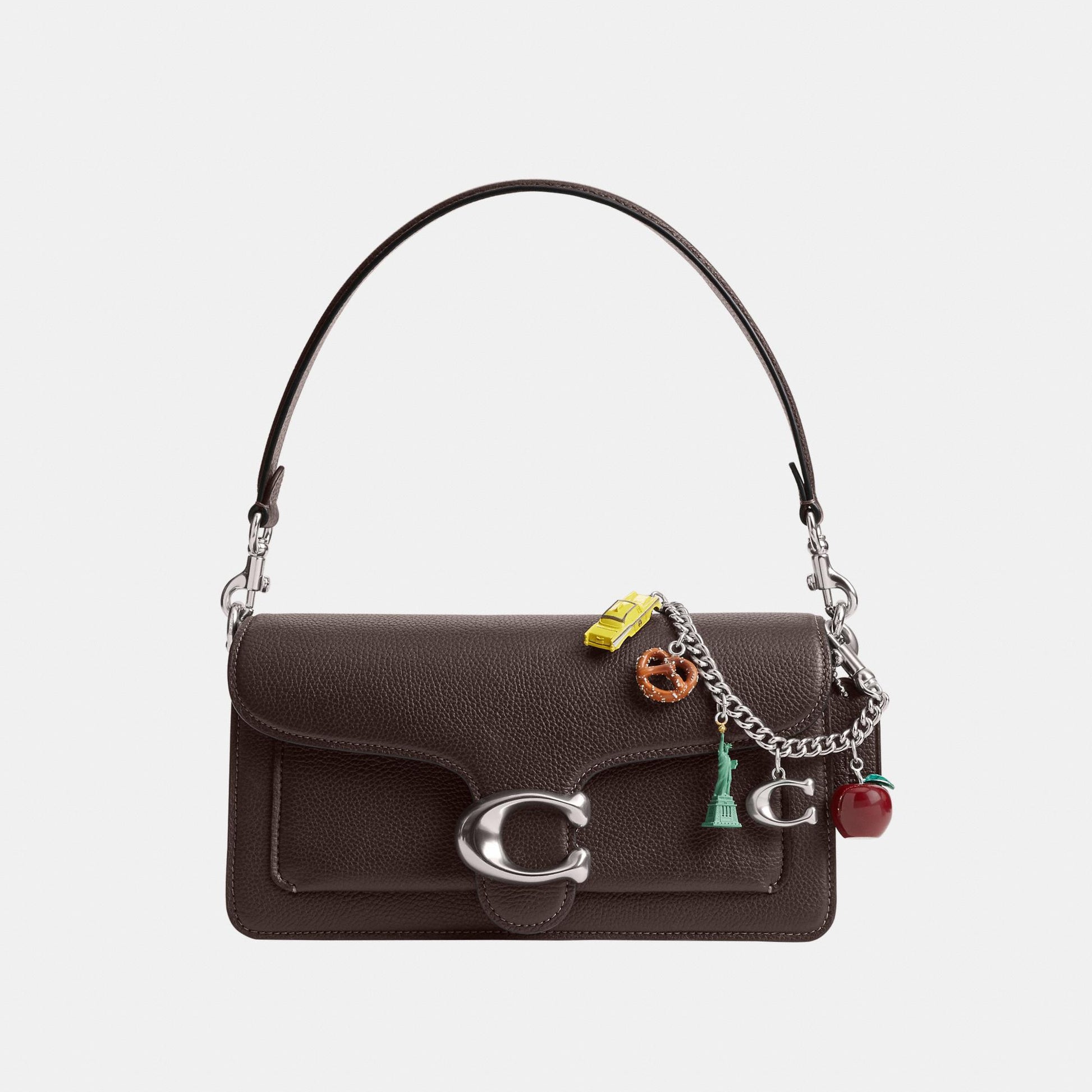 CCX50-New York Motif Chain Bag Charm-Lh/Multi