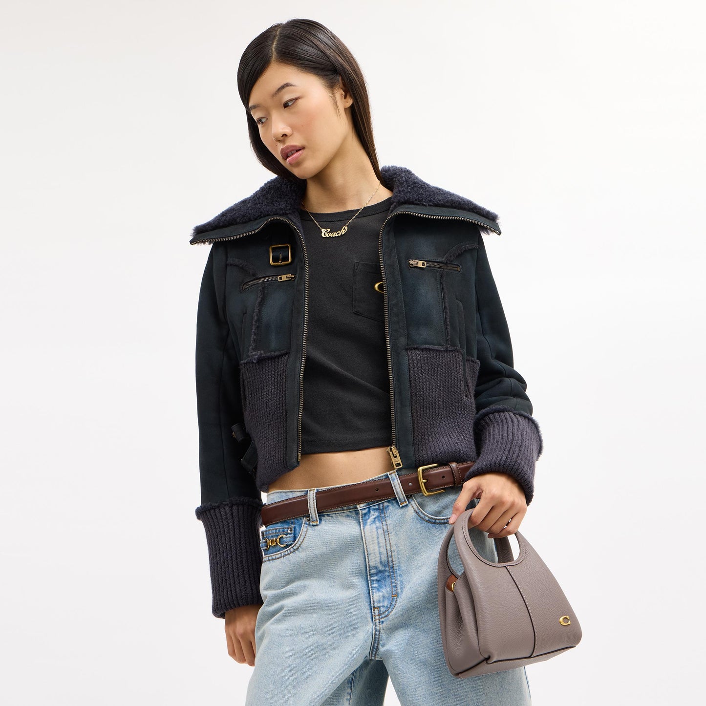 CCY32-Lana Shoulder Bag 19-B4/Ash