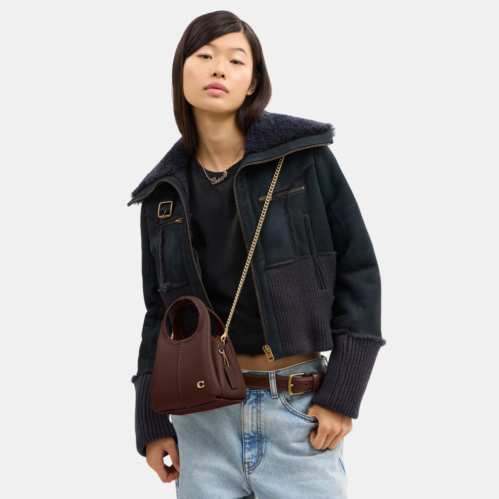 CCY32-Lana Shoulder Bag 19-B4/Maple