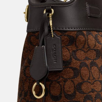 CCZ08-Easton Tote Bag in Signature Chenille-Im/Truffle