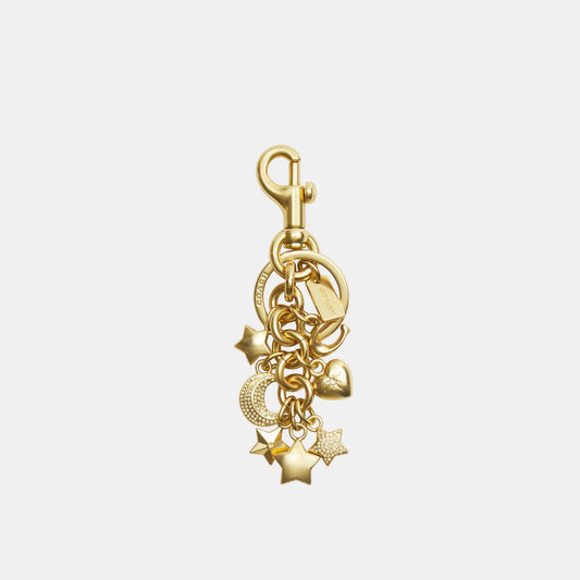 CDB59-Star Cluster Bag Charm-Im/Gold