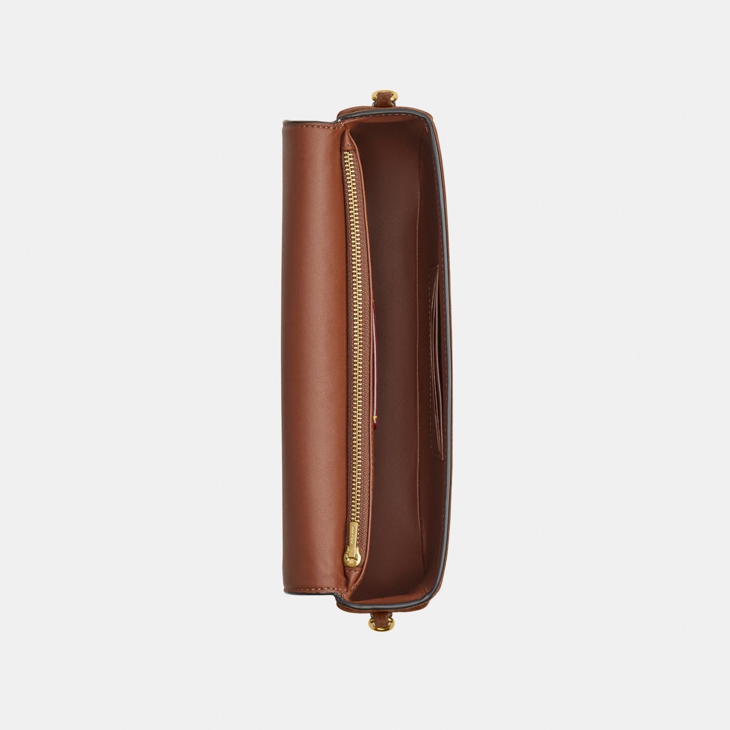 CDD05-Brook Flap Chain Bag-B4/Warm Brown
