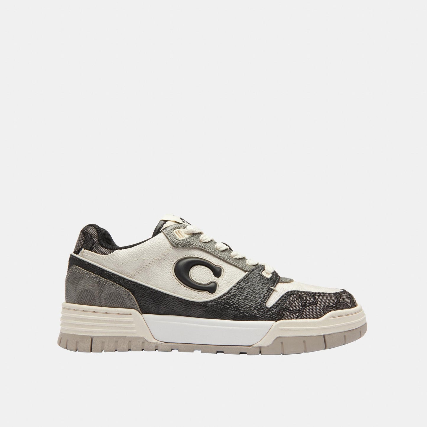 CDE16-Soho Sneaker in Mixed Signature-Black/Chalk