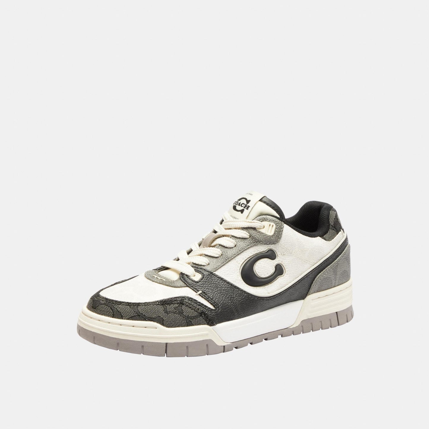 CDE16-Soho Sneaker in Mixed Signature-Black/Chalk