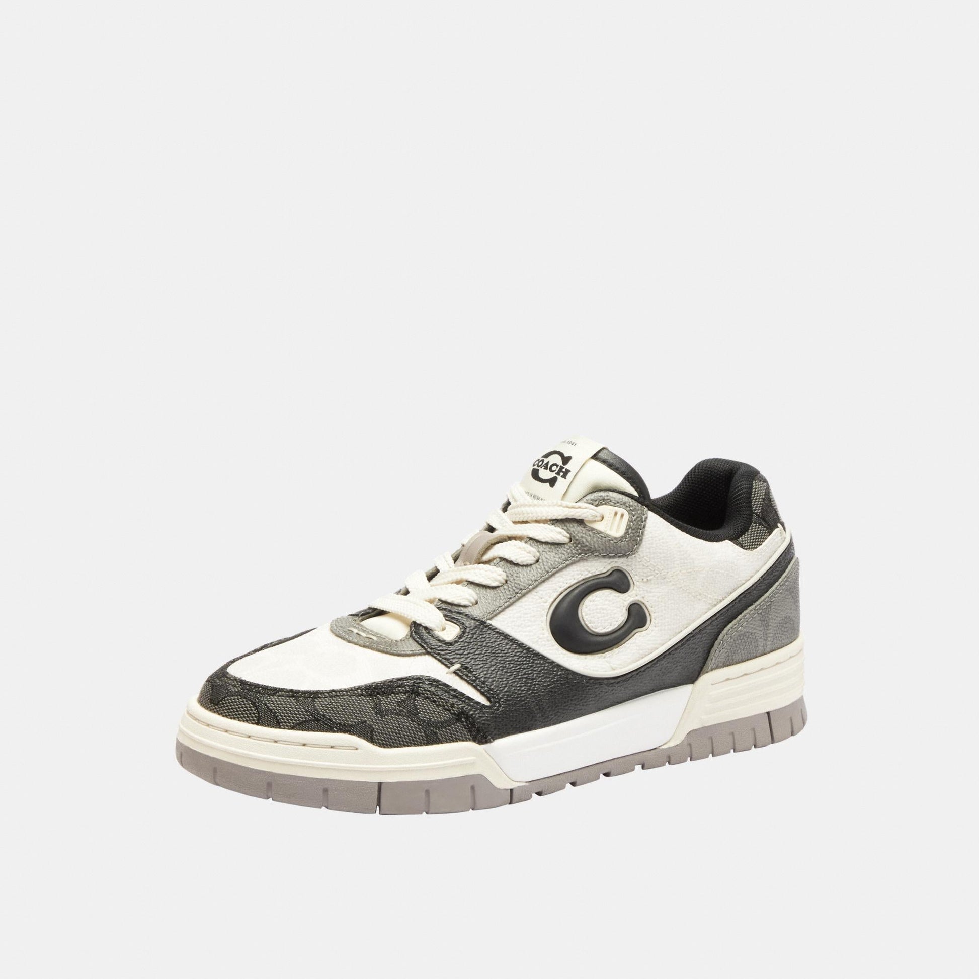 CDE16-Soho Sneaker in Mixed Signature-Black/Chalk