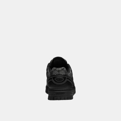 CDE26-Soho Sneaker in Crystal Signature Jacquard-Black