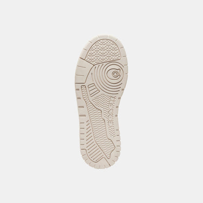 CDE26-Soho Sneaker in Crystal Signature Jacquard-Cocoa/Burnished Amber