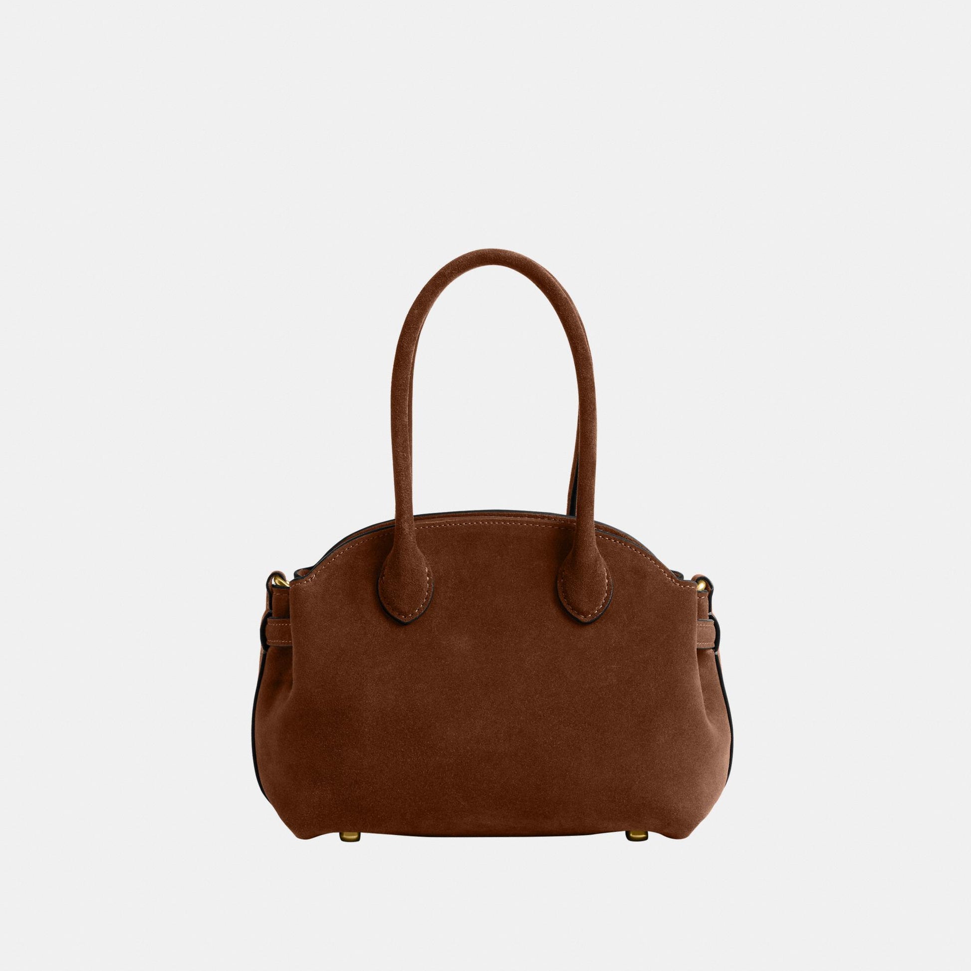 CDZ46-Suede Soft Empire Carryall 21-B4/Warm Brown