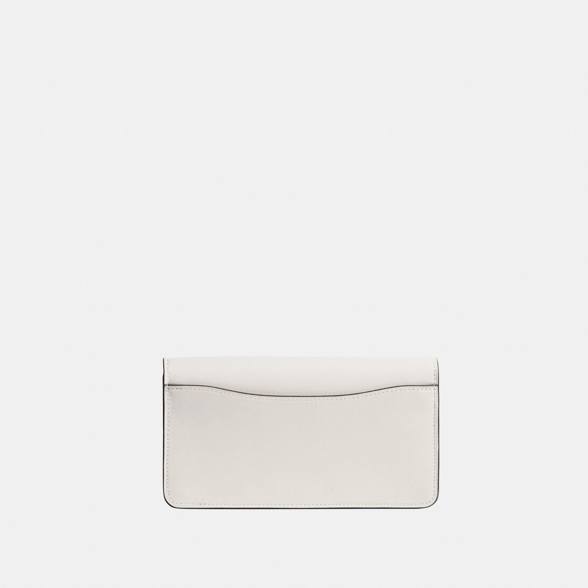 CE774-TABBY CHAIN CLUTCH IN SIGNATURE CANVAS-LH/White Chalk