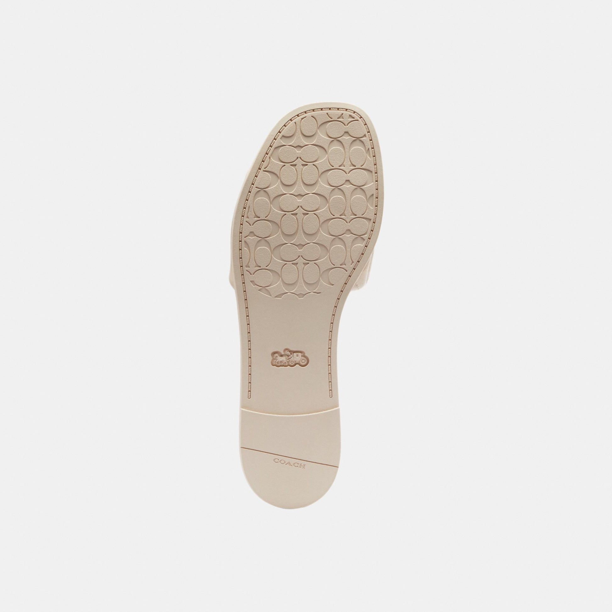 CEF42-Holly Quilted Leather Sandal-Chalk