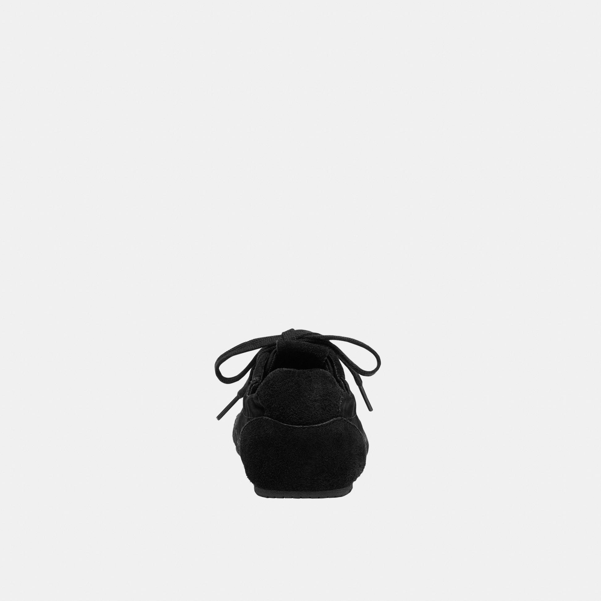 CEG73-Coach Soft Sneaker with Signature Nylon-Black