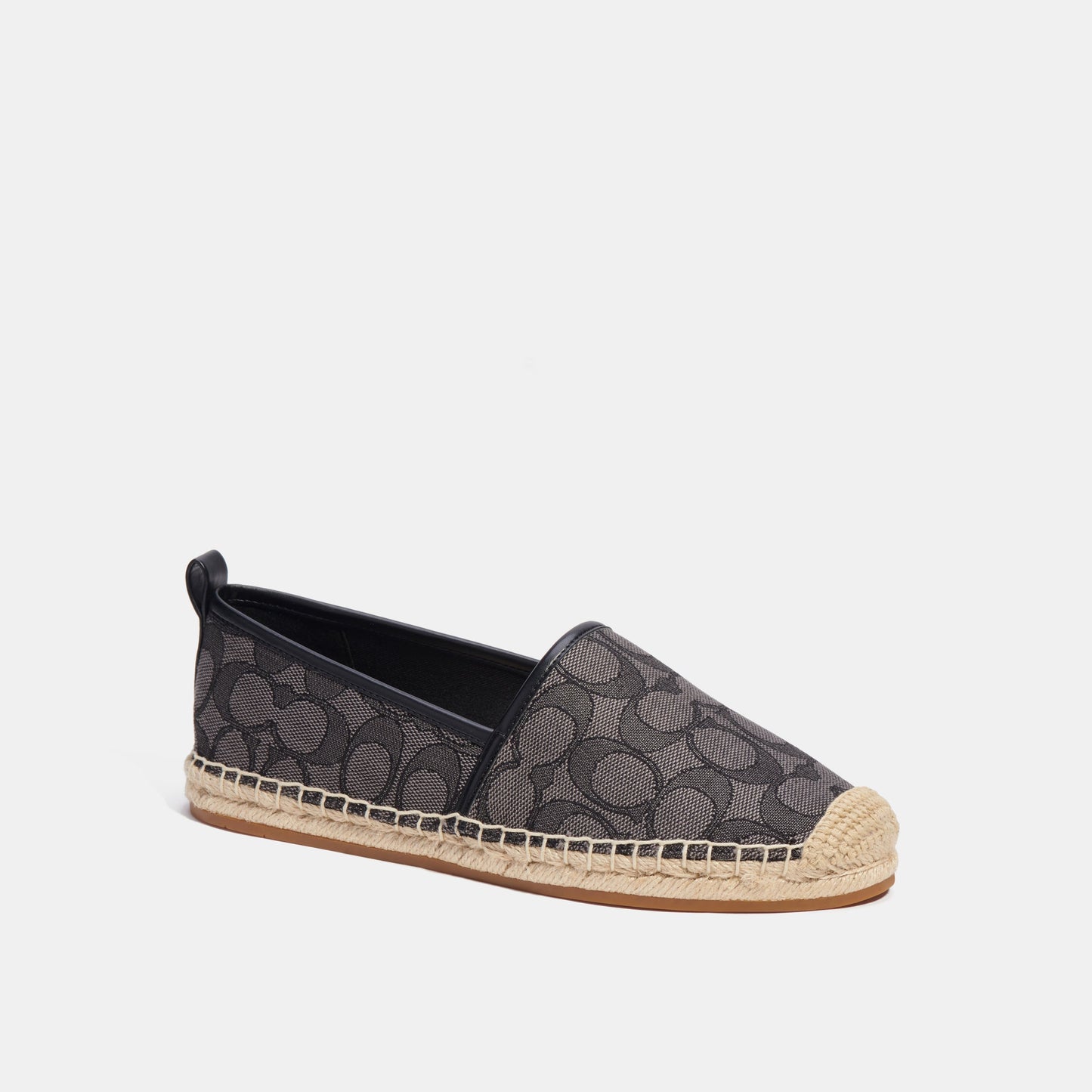 CG629-Codi Espadrille In Signature Jacquard-Black