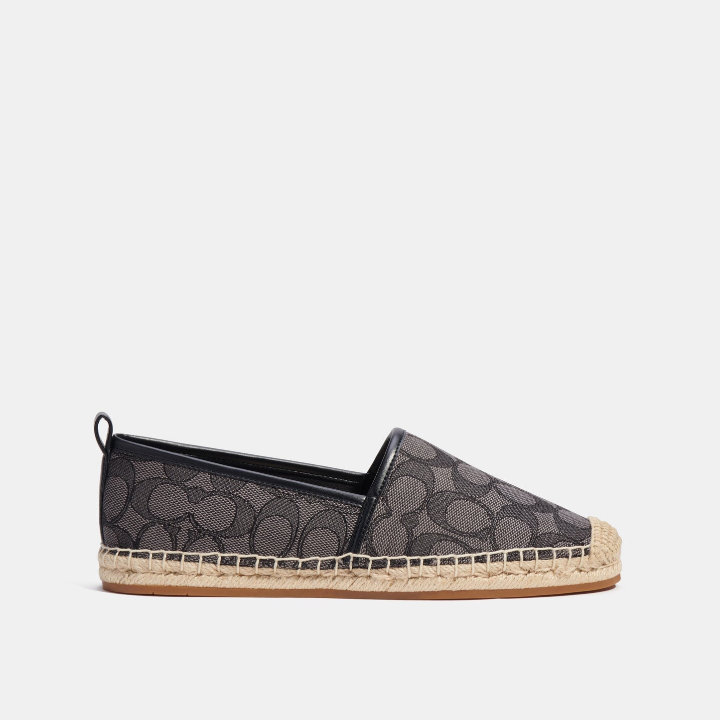 CG629-Codi Espadrille In Signature Jacquard-Black