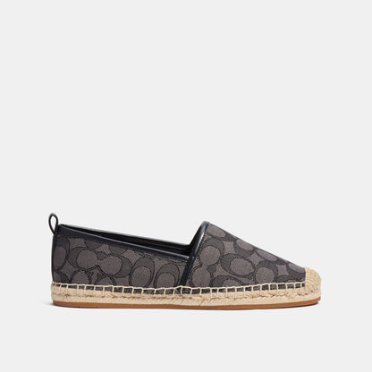 CG629-Codi Espadrille In Signature Jacquard-Black