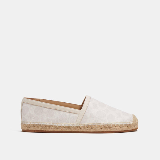 CG700-Collins Espadrille In Signature Canvas-Chalk