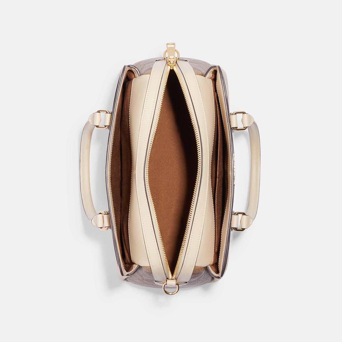 Darcie Carryall In Blocked Signature Canvas-CH286-Im/Light Khaki Multi