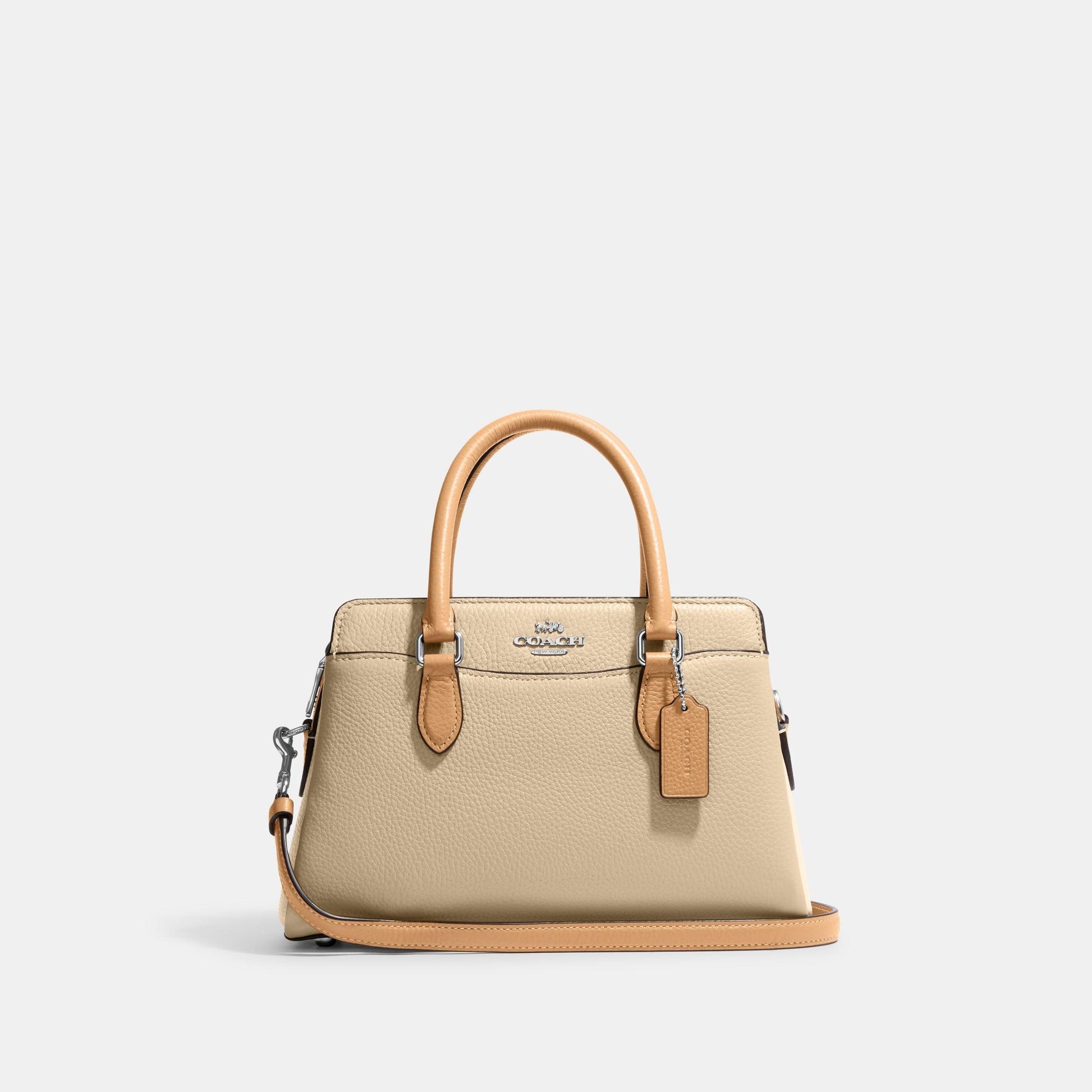 Mini Darcie Carryall In Colorblock-CH289-Sv/Sandy Beige Multi