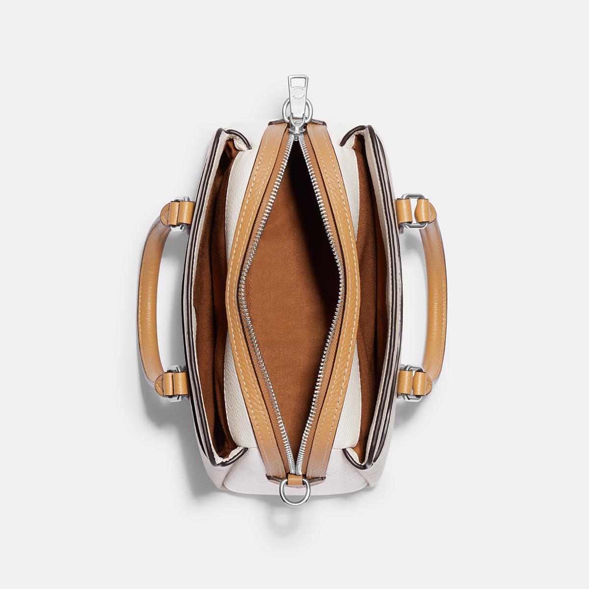 Mini Darcie Carryall In Colorblock-CH289-Sv/Sandy Beige Multi