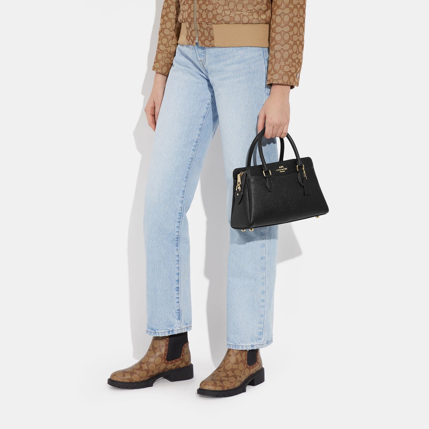 CH297-Mini Darcie Carryall-IM/Black