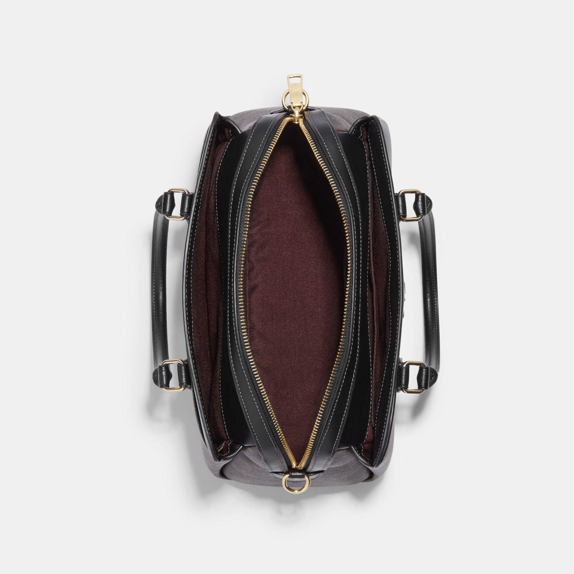 CH488-Darcie Carryall In Signature Canvas-IM/Brown Black