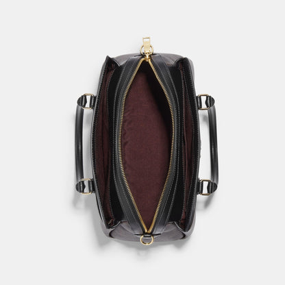 CH488-Darcie Carryall In Signature Canvas-IM/Brown Black