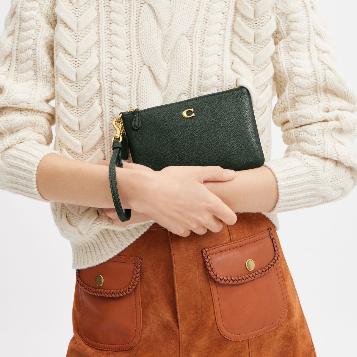 CH818-Small Wristlet-B4/Amazon Green