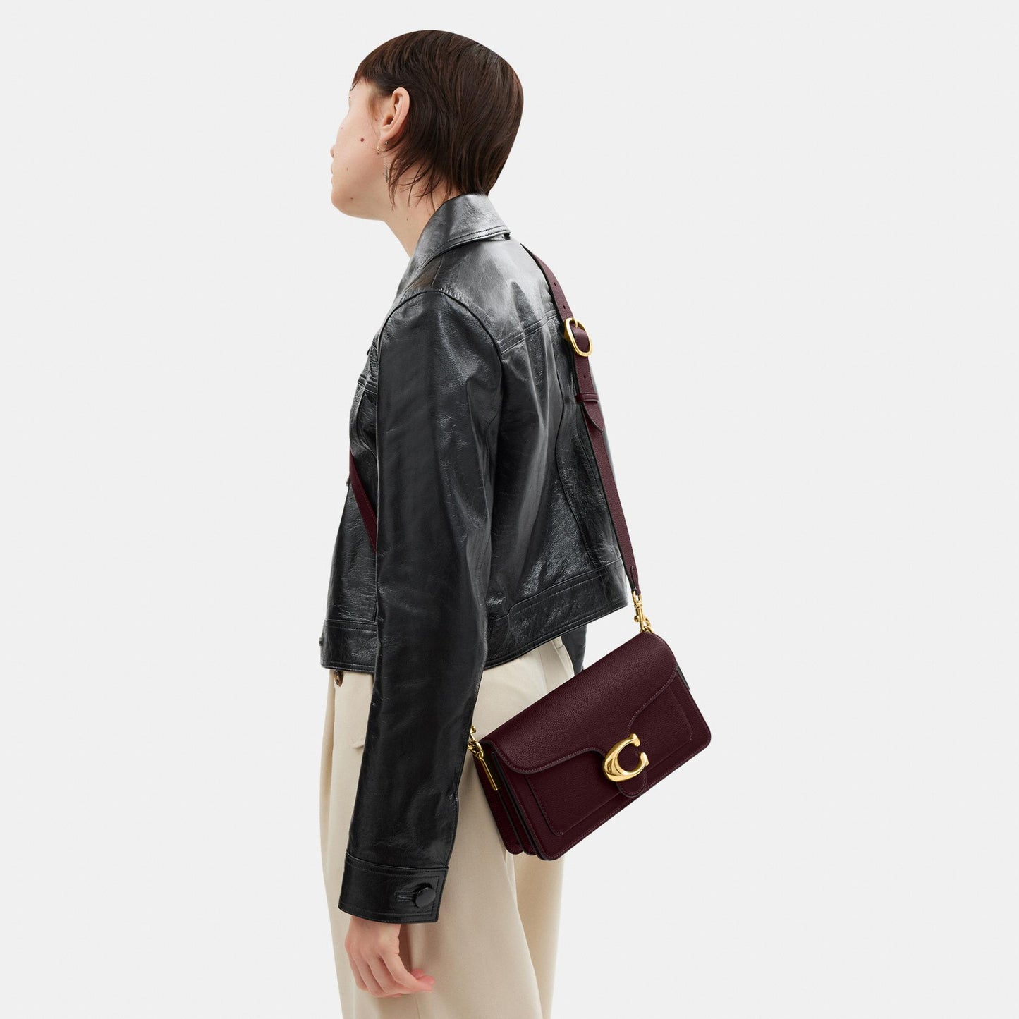 CH857-Tabby Shoulder Bag 26-B4/Merlot