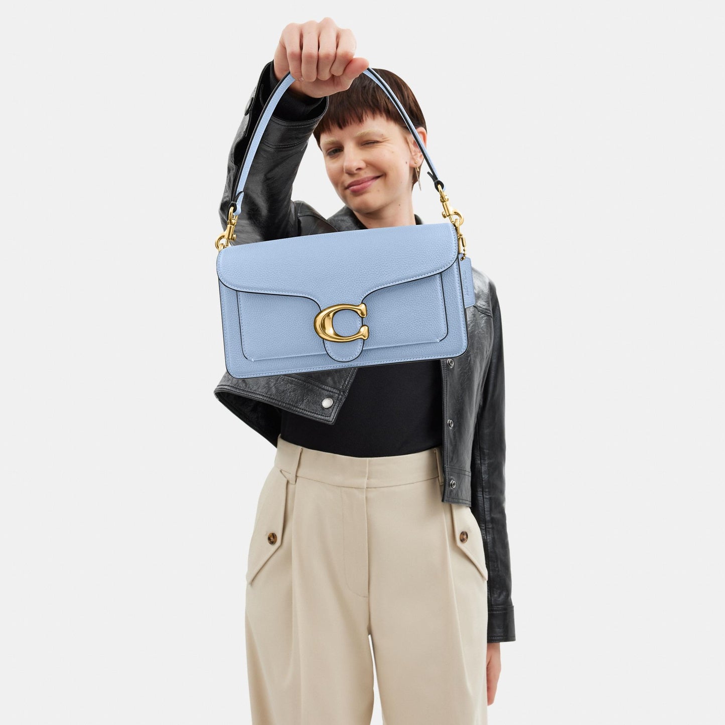 CH857-Tabby Shoulder Bag 26-B4/Bluebell