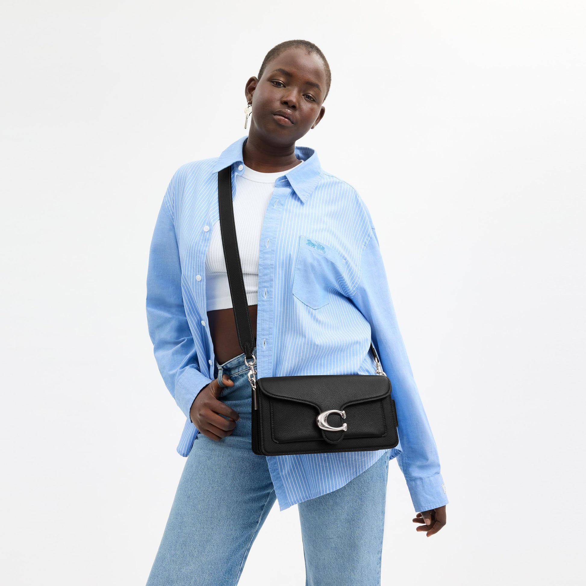 CH857-Tabby Shoulder Bag 26-Lh/Black