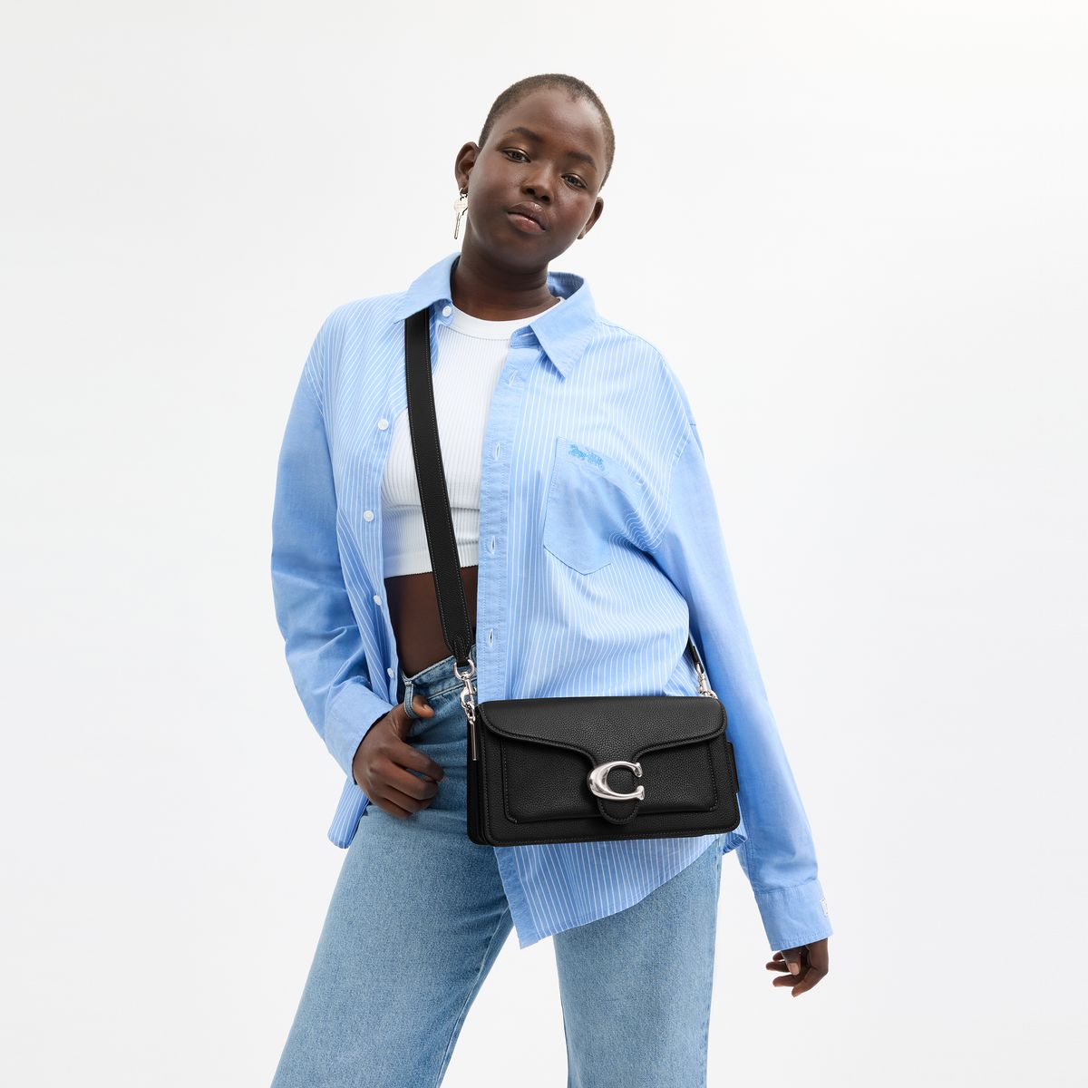 ch857-Tabby Shoulder Bag 26-Lh/Black