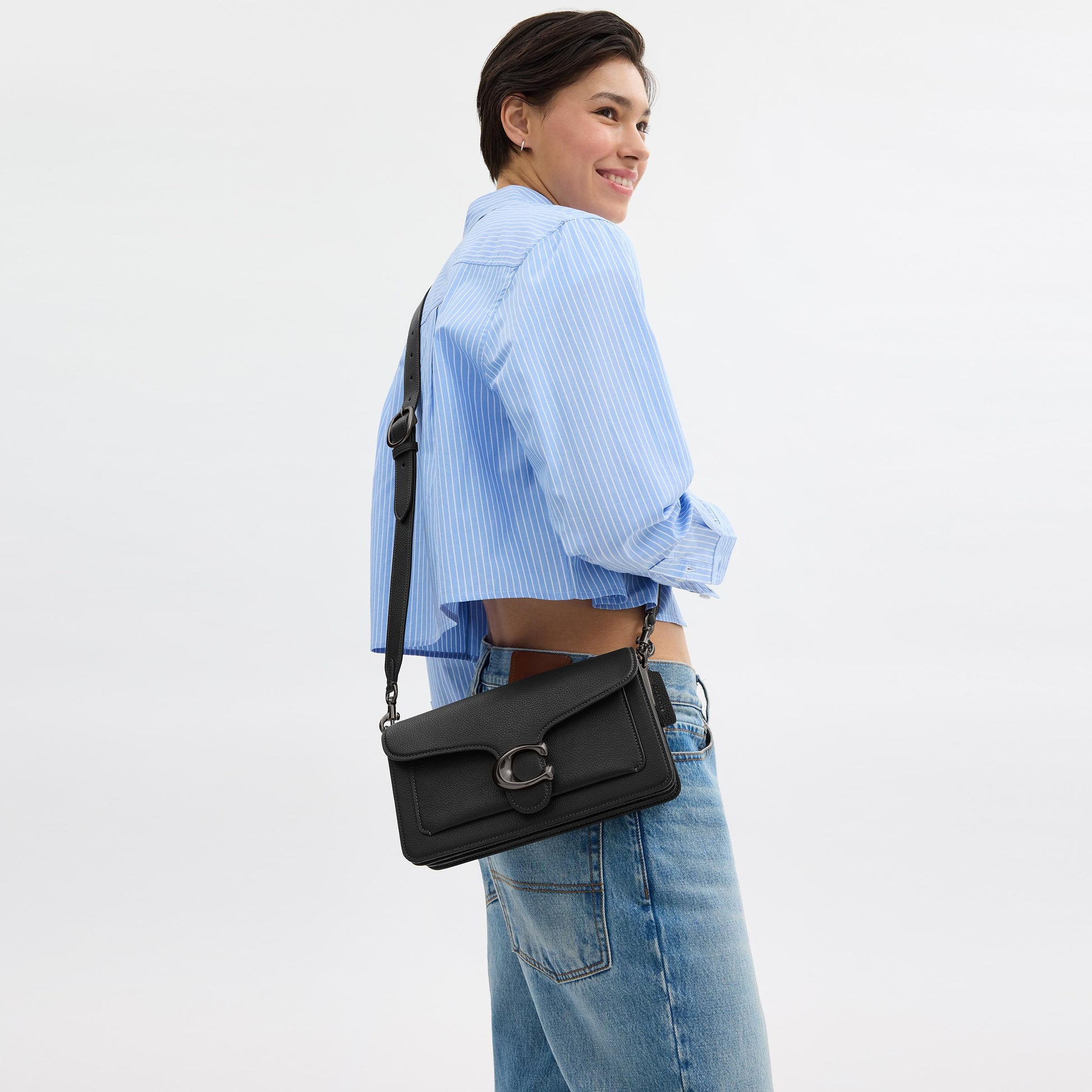 CH857-Tabby Shoulder Bag 26-V5/Black