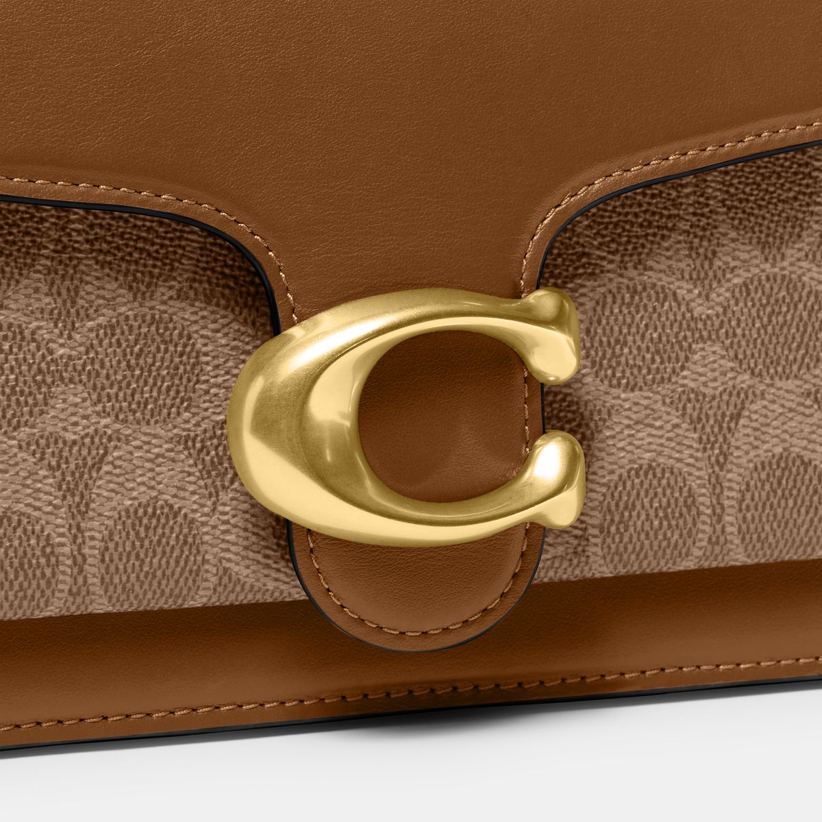 CI032-TABBY SHOULDER BAG 26 IN SIGNATURE CANVAS-B4/TAN BROWN