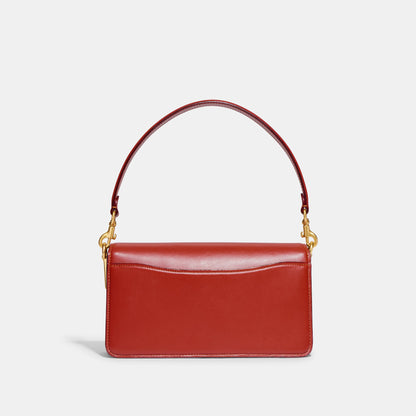 CI032-TABBY SHOULDER BAG 26 IN SIGNATURE CANVAS-B4/Tan Rust