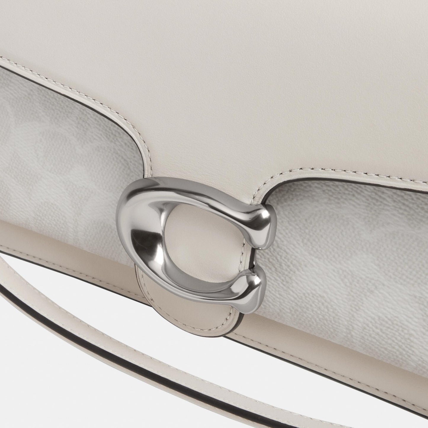 CI032-TABBY SHOULDER BAG 26 IN SIGNATURE CANVAS-LH/White Chalk