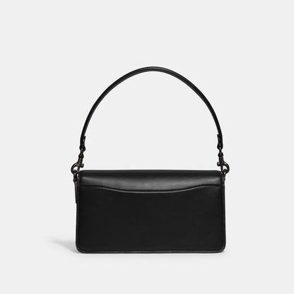 CI032-TABBY SHOULDER BAG 26 IN SIGNATURE CANVAS-V5/Charcoal Black