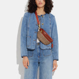 Bethany Belt Bag In Signature Canvas-CI184-B4/Tan Rust