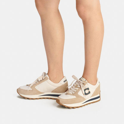 CI219-Runner Sneaker-Chalk/Midnight Navy