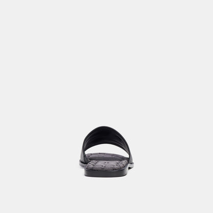 Sandal With Signature Jacquard-CI322-Black