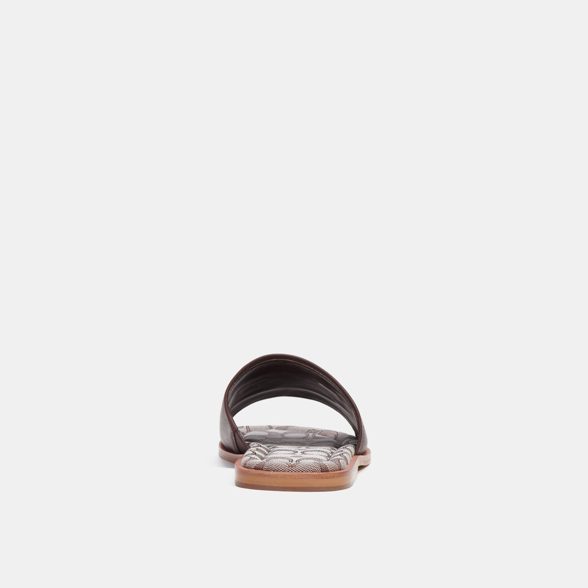 Sandal With Signature Jacquard-CI322-Maple