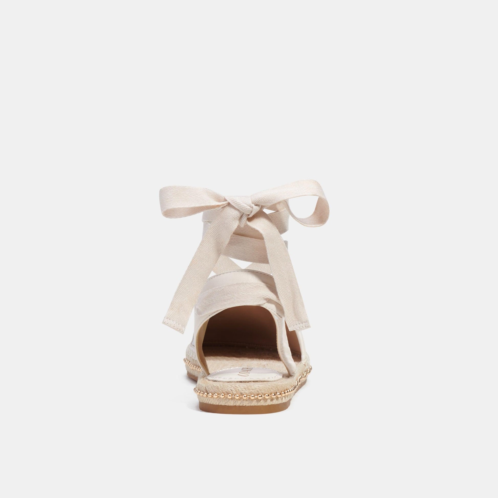 CI428-Corrine Espadrille In Signature Jacquard-Chalk/Stone