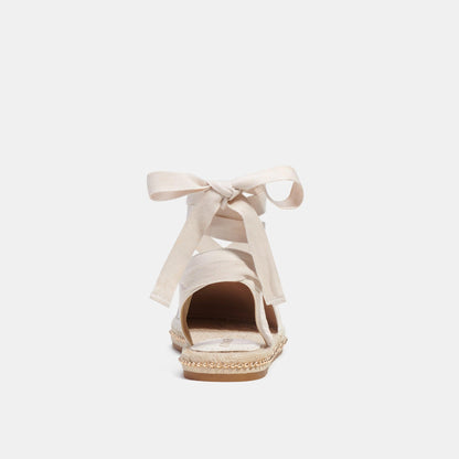CI428-Corrine Espadrille In Signature Jacquard-Chalk/Stone