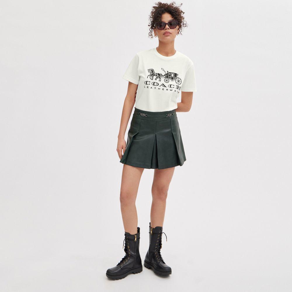 CI441-Horse And Carriage T-Shirt-White.