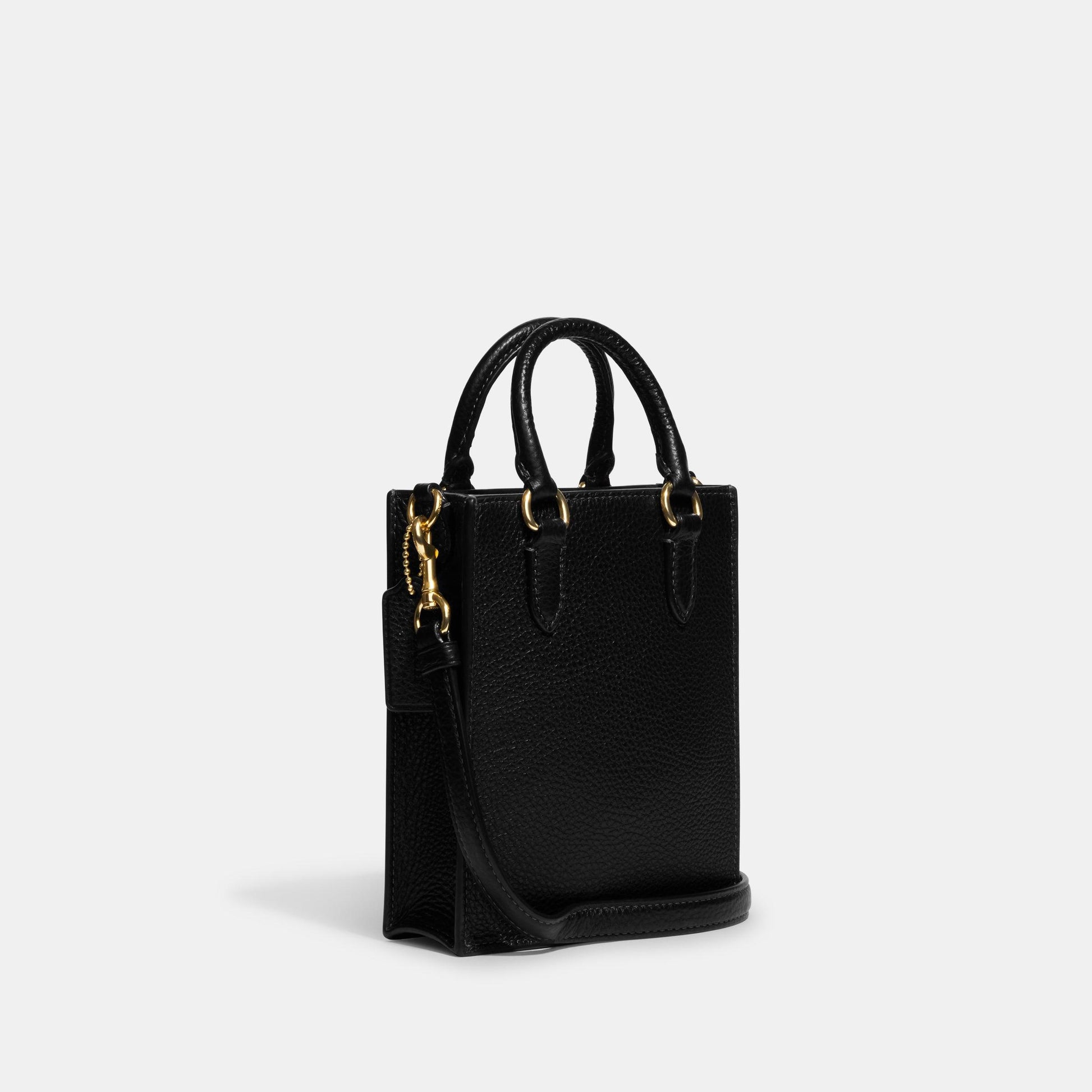 CJ500-North South Mini Tote-Im/Black