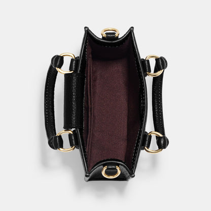 CJ500-North South Mini Tote-Im/Black