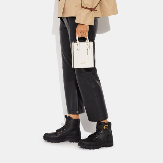 CJ500-North South Mini Tote-Im/Chalk