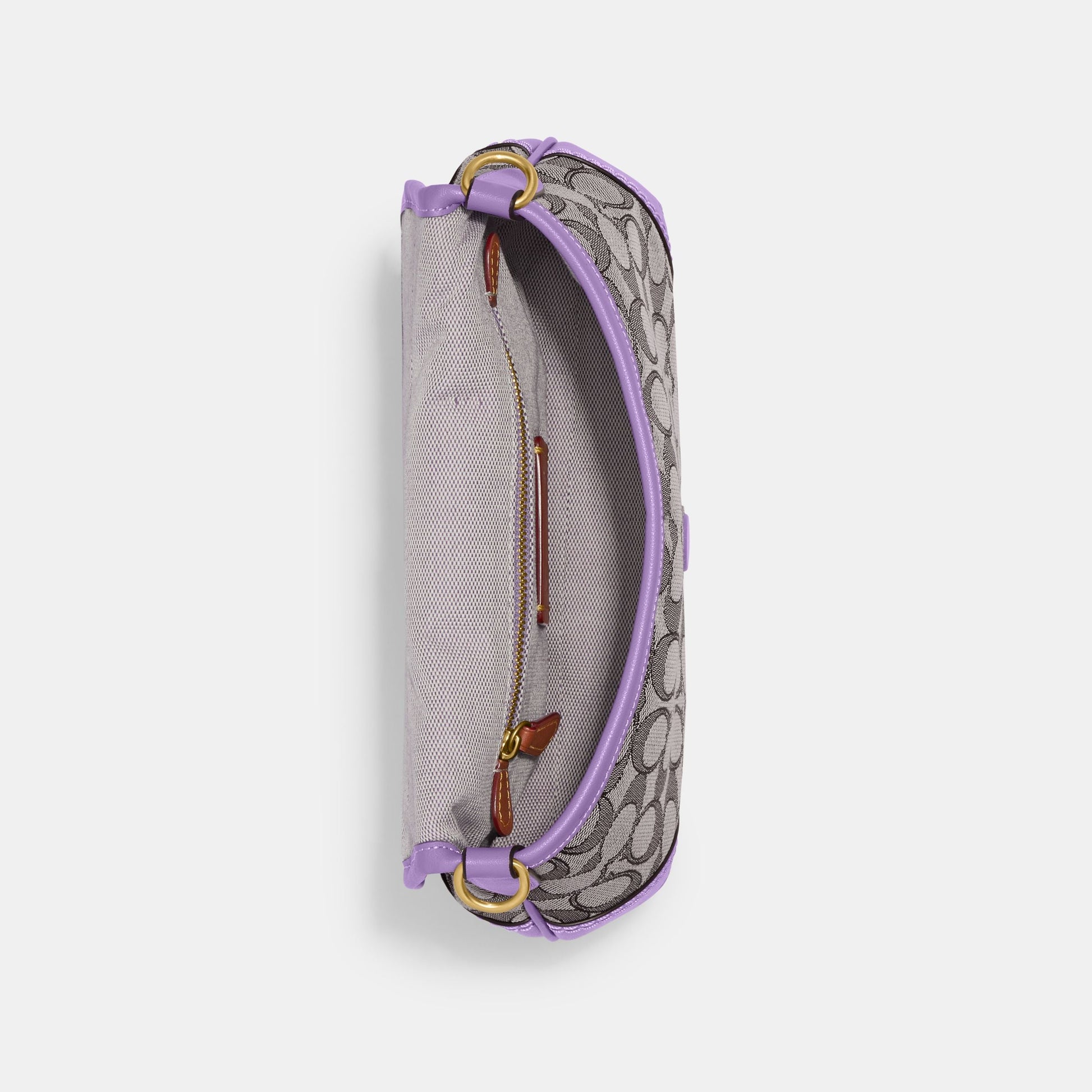 CJ814-Soho Bag In Signature Jacquard-B4/Iris