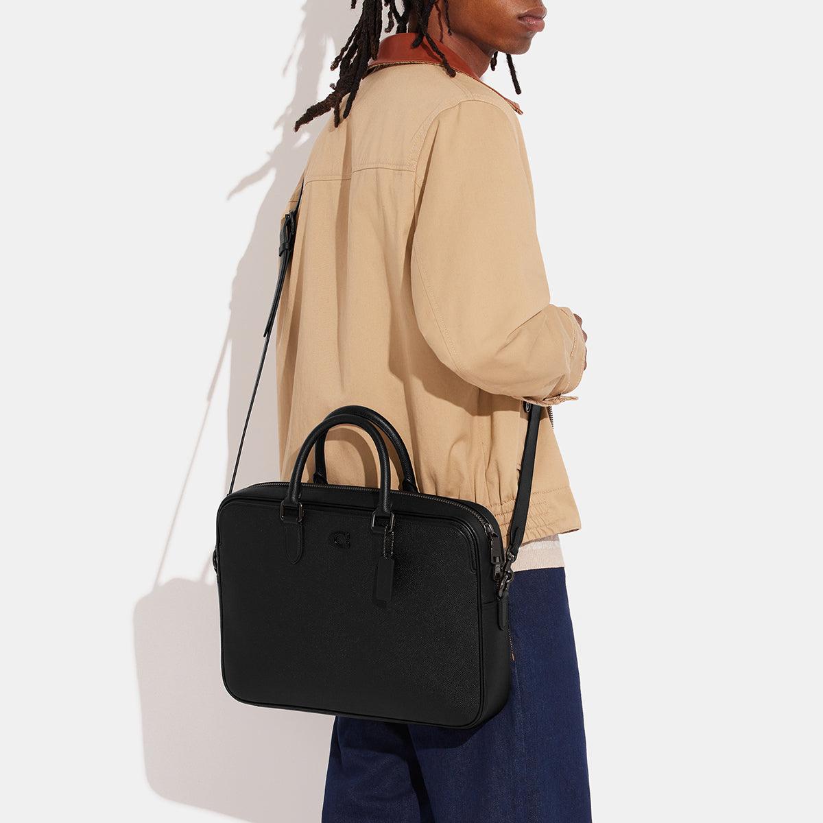 Gotham Brief With Signature Canvas Interior-CJ840-Black