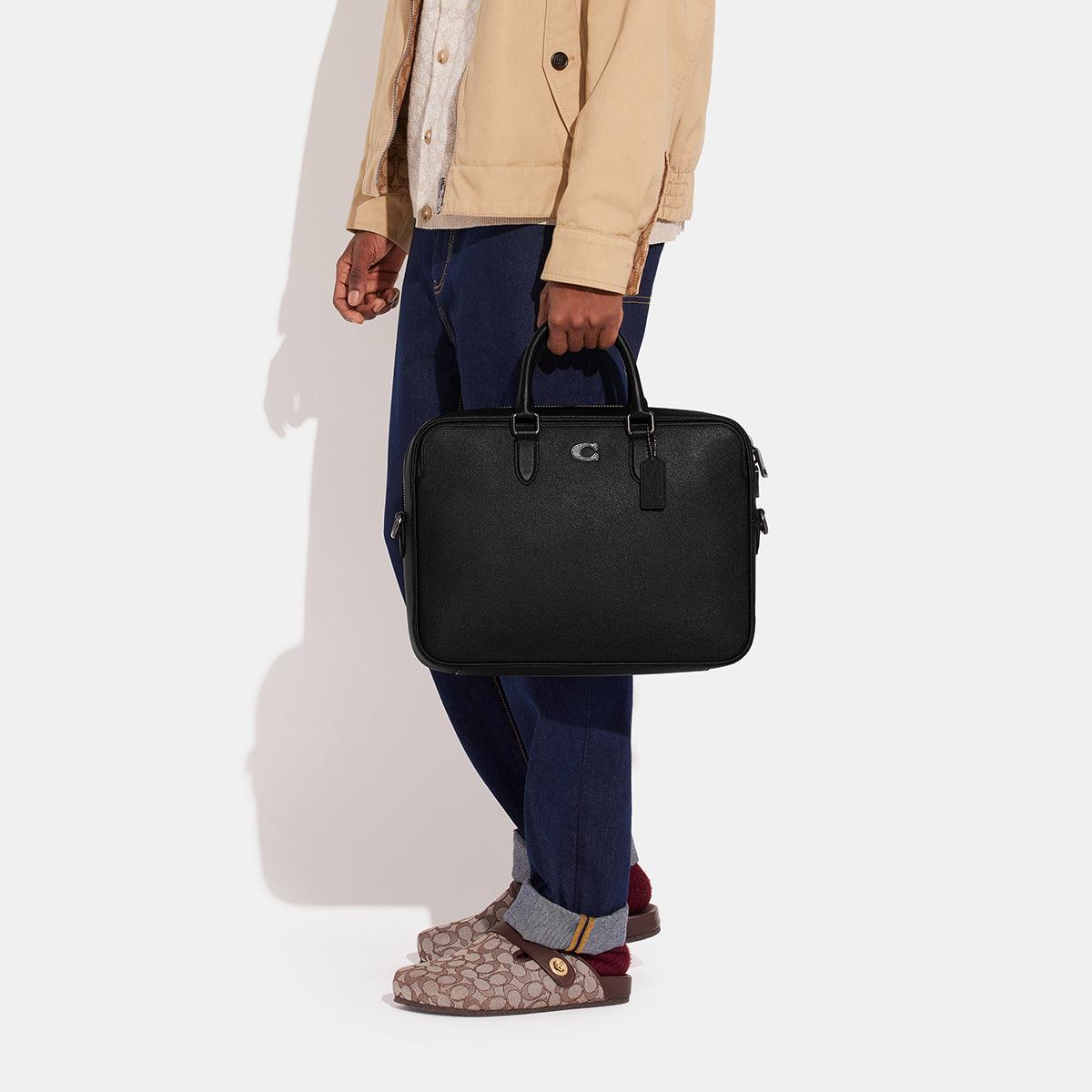 Gotham Brief With Signature Canvas Interior-CJ840-Black