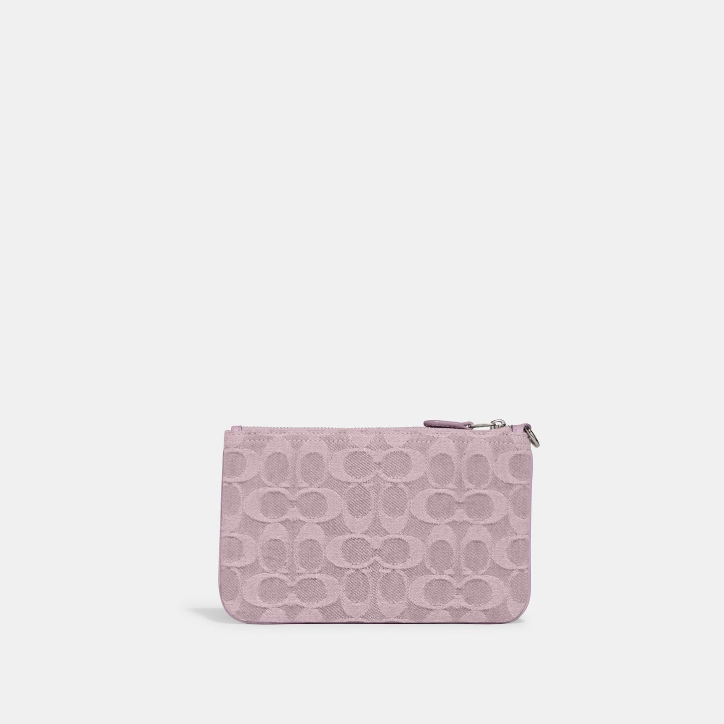 Small Wristlet In Signature Denim-CJ874-Lh/Pale Purple